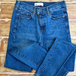 Gap “True Skinny” 5 pocket jeans! 27R - size 4, cotton, elasterelle, & spandex